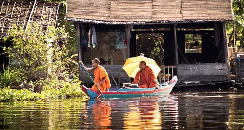 The peaceful atmosphere of Battambang