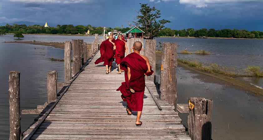 U Bein Bridge was constructed over 150 years ago